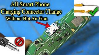 Smart Phone Charging Jack Replace Using Soldering Iron