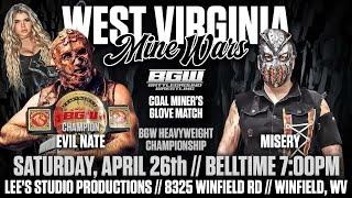 Evil Nate’s Coal Miner’s Glove match promo BGW(4-26-2025)