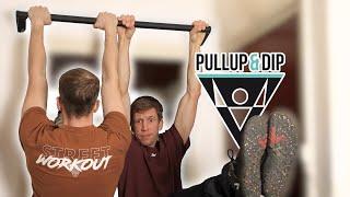 Wall Mounted Pull-Up Bar Above The Door Review by PullUp & Dip