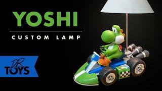 CUSTOM YOSHI LAMP -How To Make a Custom Lamp from An Old Nintendo Yoshi RC Car from the thrift store