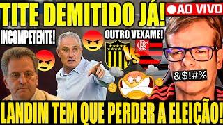 FORA LANDIM! FORA TITE! INCOMPETENTES! VERGONHA! PÓS JOGO AO VIVO! PEÑAROL X FLAMENGO!AO VIVO!