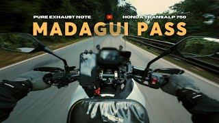 Madagui Pass on Honda Transalp 750 - Pure Exhaust Sound | ASMR | 4K UNCUT POV