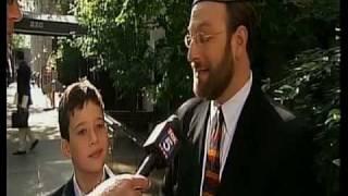 92Y Scholarship Student Zach Davis and Rabbi David Kalb on Fox 5 Good Day New York