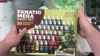Army Painter Fanatic Series Mega Paint Set Unboxing