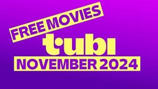 Free Movies Tubi November 2024