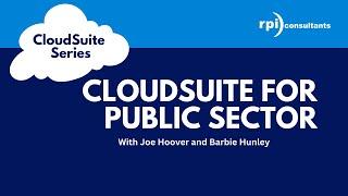 CloudSuite Series - CloudSuite for Public Sector