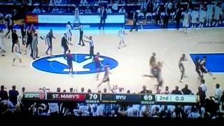 Saint Mary's vs BYU( St. Mary's Buzzer Beater)