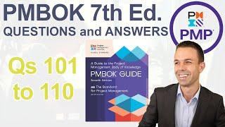 PMBOK 7th Edition Questions and Answers to Pass Your PMP (Qs 101 to 110)