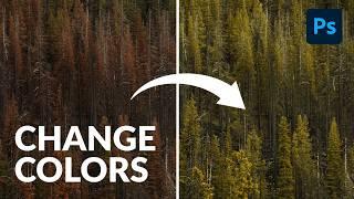 How to Change the Color of Foliage in Photoshop