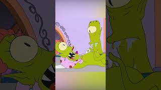 Le dîner des extraterrestres est simpsons  #simpsons #dessinanimé #lessimpson