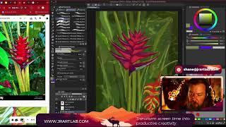 SketchClub JR ART LAB -: Heliconias