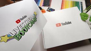 What's in the Box?? UnBoxing Special Gift from YouTube after Graduating  Livestream BOOTCAMP