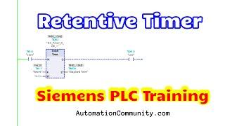 PLC Timers - Retentive Timer - Time Accumulator - TONR Instruction