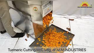 Raw Turmeric Cutting Machine | Turmeric Slicer | The most important machine for Farmers