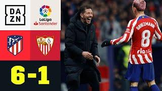 Antoine zaubert! Griezmann an 5 Treffern beteiligt: Atletico Madrid - Sevilla 6:1 | LaLiga | DAZN