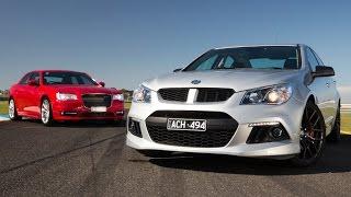 Chrysler 300 SRT v HSV ClubSport R8