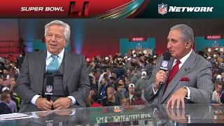 Patriots Owner Robert Kraft & Falcons Owner Arthur Blank Sit Down Together | NFL Network