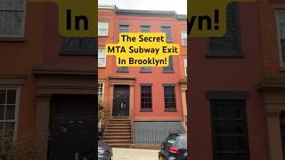 The MTA’s Secret Subway Exit or The Fake Brownstone in Brooklyn Heights #history #nyc #brooklyn