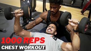 1000 REP CHALLENGE | CHEST WORKOUT | 1MOREP