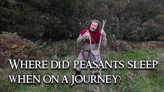 Where did POOR peasants stay when on a journey?