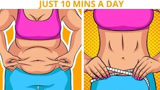 8 BEST ABS EXERCISES FOR BEGINNERS! TO GET A FLAT STOMACH FAST