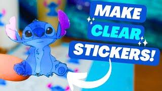 How To Make Clear Printable Vinyl Stickers