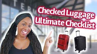 Do This When Packing Your CHECKED Luggage