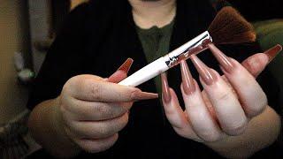 ASMR Makeup Collection / Tapping & Scratching / Face Brushing