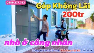 Nhà Công Nhângóp không lãi 200tr cho anh chị có mái ấm che nắng mưa50tr dọn vào ở luôn