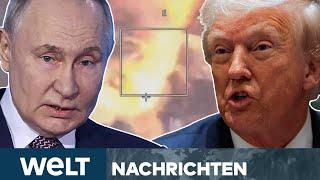 KRIEG IN UKRAINE: Kräftemessen! Trump droht Putin! USA stellen Forderungen an Russland | WELT STREAM