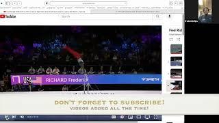 Fred Richard Relives his Historic World Championship High Bar Routine