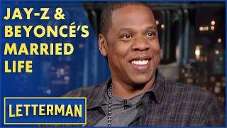 Jay-Z Describes Newly Married Life w/ Beyoncé | Letterman