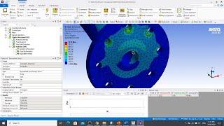 (60fps) Getting Started: 2-way Fluid-Solid Interaction using Ansys Fluent and Mechanical