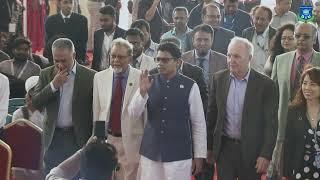 ICT Minister of State,  Zunaid Ahmed Palak at the inauguration ceremony of  DIU Job Festival 22