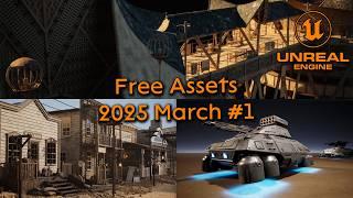 Unreal Engine free assets March 2025 Part 1