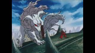 Inuyasha defeats Sesshomaru