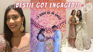 She got engaged!!  BEST BRIDE SQUAD PERFORMANCE | la boda de mi amigo