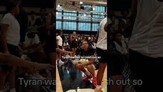 Tyran Stokes was about to CRASHOUT …  #fyp #basketball #aau