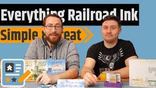 Railroad Ink Review - A Big Box Of Roll & Write, Rail Building Goodness