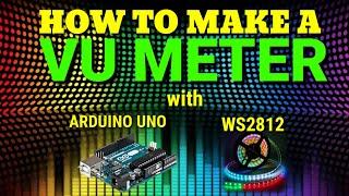 How to make a VU meter with Arduino and WS2812 pixel || @Toxicdidi  || #Arduino || #WS2812 ||