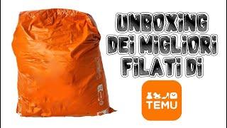 Unboxing dei migliori filati di TEMU per uncinetto e maglia