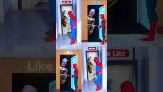 Spider-man vs thanos - find 5 difference  #spiderman #shorts