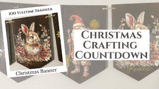 "DIY Christmas Banner with the Latest IOD Release | Festive Holiday Decor Craft"