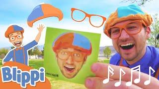 Hats and Glasses Song | BRAND NEW BLIPPI SONG | Educational Songs For Kids