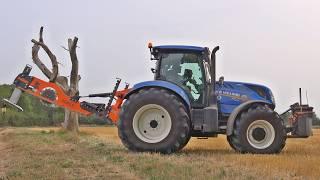 CAN The NEW HOLLAND T7 225 PULL The CERES MolePlough??