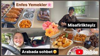 Güzel bir gün | Sükran ablamin ellerinden enfes yemekler| Günlük Vlog| Arabada komik dakikalar