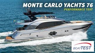 Monte Carlo Yachts 76 (2020-) Test Video - By BoatTEST.com