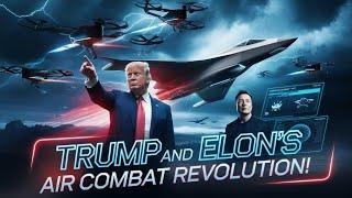 Trump & Elon Musk's Vision: AI Drones vs Manned Jets – Future of Air Combat!