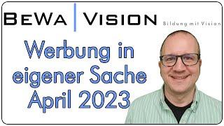 Werbung in eigener Sache - April 2023