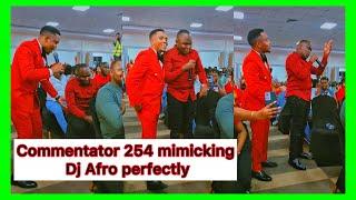 Commentator 254 mimicking Dj Afro perfectly on valentine night event #commentator254 #djafro